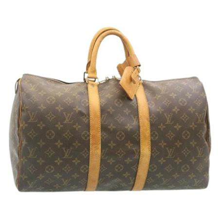 Louis Vuitton Vintage, Pre-owned Bag Keepall Bruin, Dames, Maat:ONE Size