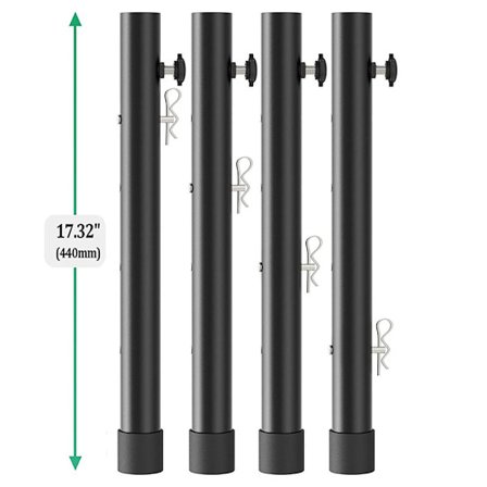 Bordbenforlengere Skrivebordsbeinforhøyere 44CM 44CM
