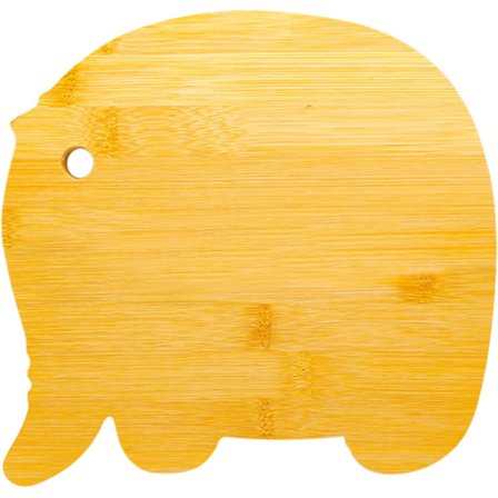 Skärbräda för barn i elefantdesign - Träskärbräda - Lätt att rengöra - Med stor skäryta