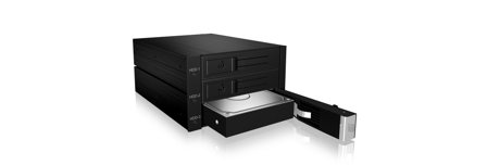 ICY BOX Backplane IcyBox 3x8,9cm SATA/SAS in 2x5,25 IB-563SSK (b)