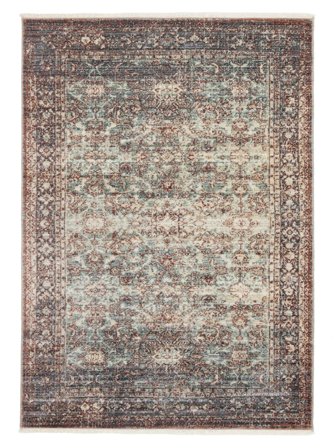 Abstract Nineve Rug - Brown/Green 200X300 Wool, In Classic Style