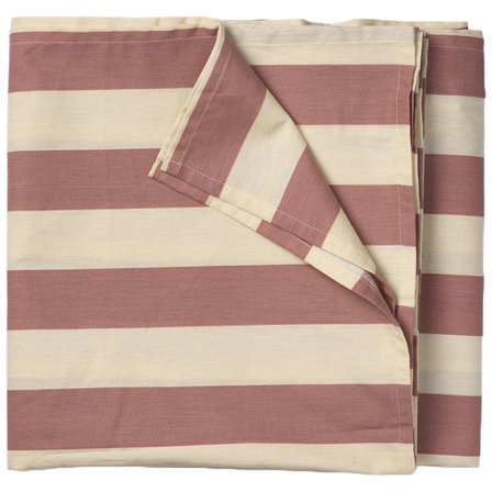 Midnatt Irene duk 180x145 cm, terrakotta/gul