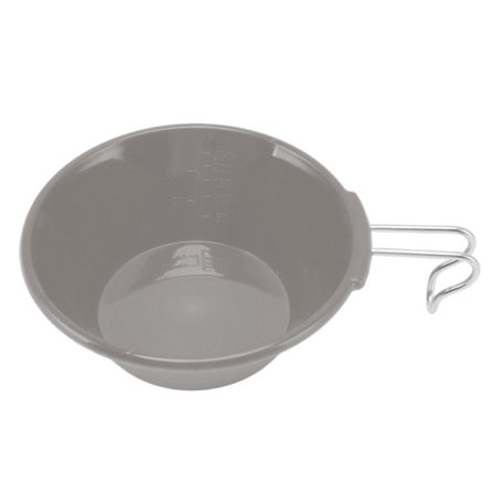 250 ml kannettava retkeilijän kuppi kulho pudotussuoja retkeilyyn astiasto harmaa