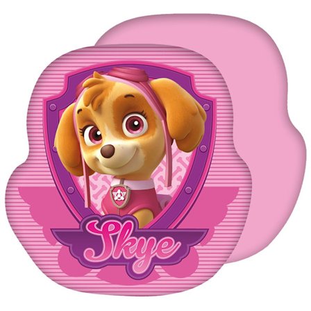 Paw Patrol Skye dekorativ kudde 35x35 cm i sammet