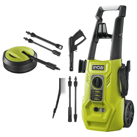 Ryobi RY130PWA+RAC772 Rengöringspaket, Trädgårdsmaskiner