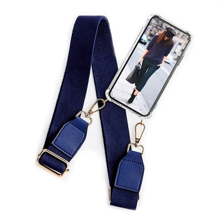 Boom iPhone 13 Pro skal med mobilhalsband- Belt Blue