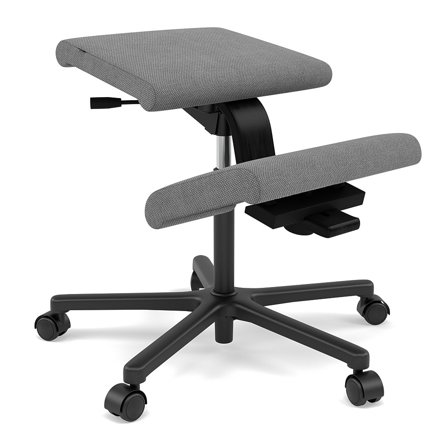 Varier Furniture Wing - Grey Wool - Black base