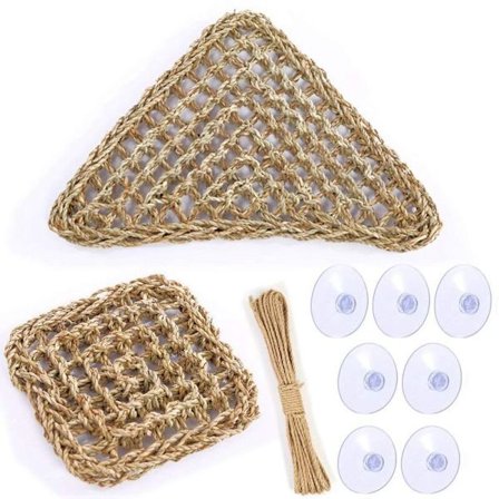 Parrakasagama Hammock Matelijoiden Lepopaikka Eremiittirapu Kiipeily Säiliö Habitat Tarvikkeet 2 Kpl