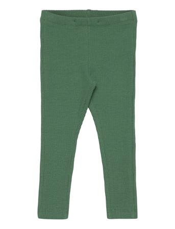 Leggings Rib Basic Green Lindex