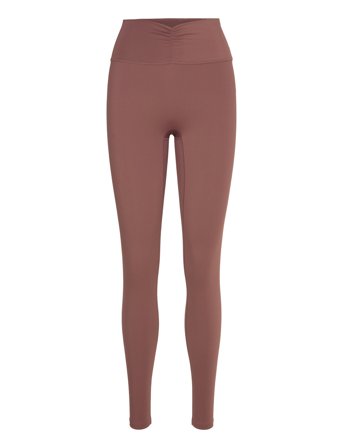 Ultimate Ruched Tights Brown Drop Of Mindfulness