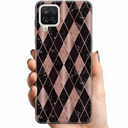 Samsung Galaxy A12 Tpu Mobilskal Mönster