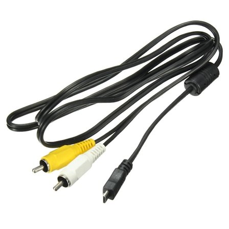 Micro USB Hane till 2 RCA AV Adapter Kabel Audio Video Kabel