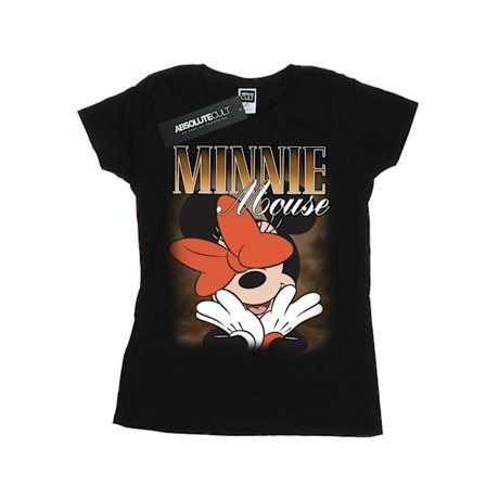 Disney Dam/Kvinnor Minnie Mouse Rosett Montage Bomull T-shirt XL