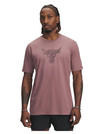 Under Armour Ua Pjt Rck Brahma Bull Ss - Burgundy - S