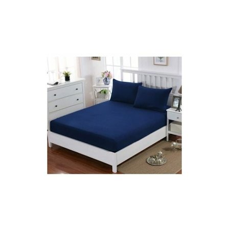 Hypoallergent Dra-på-lakan, Anti-kvalster Halkfritt Tyg, Färgäkta Miljövänlig Högdensitetsmikrofiber för 160X200Cm Madrass, Andningsbart