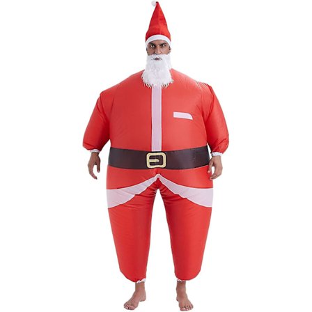 Oppblåsbar nissekostyme Halloween oppblåsbar klesdrakt