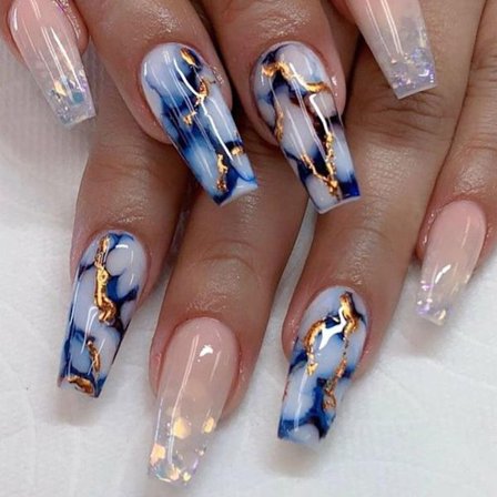 French Fake Nails Ballerina False Nail 2 2