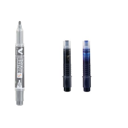 PILOT Refill WB V Board Extra Fine/ Ultra Fine svart - Lyreco - Kontorsmaterial - Pennor - Pennpatroner