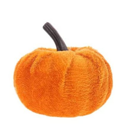 4 stk. Falsk græskar Halloween dekoration ORANGE