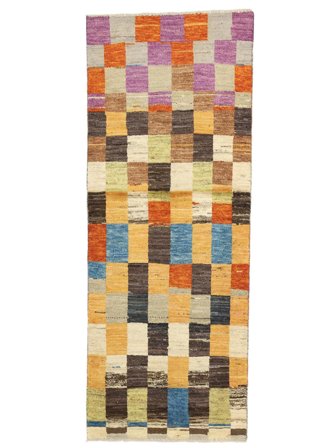 Tapis Moroccan Berber - Afghanistan 76X192 De Couloir Marron/Orange (Laine, Afghanistan)