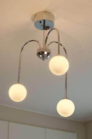 Jotex - MARNE taklampe 3-armet Krom/vit - Kjøp Taklamper hos Jotex