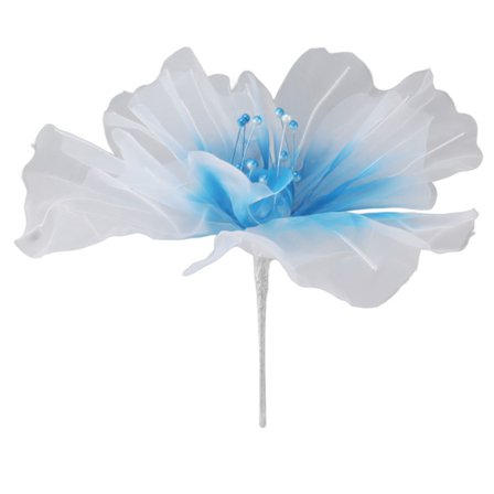 Harsokukka, halkaisija 50 cm, pehmeät kirkkaat värit, uudelleenkäytettävä, käsintehty organza, häät, valokuvaus, perhe, sininen