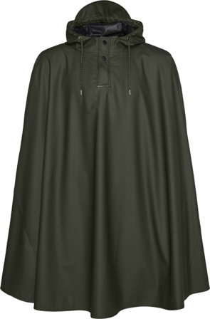 Rains Cape Unisex rain jackets Green L