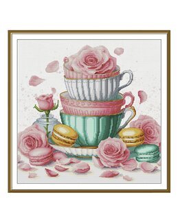 Stickpackung Bild Macaron Ladurée - Nova Sloboda