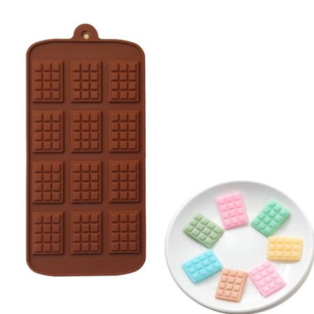 Silikonimuotti 12 Even Chocolate Mold Mold Patisserie Candy B