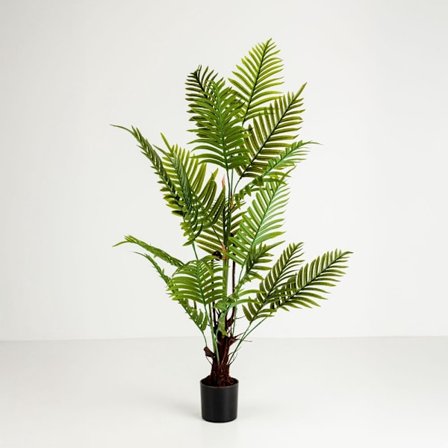 Kunstig perlemortræ, 130 cm, grønt stof og PVC