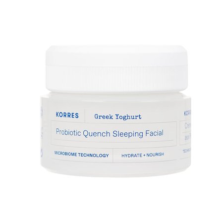 Korres Greek Yoghurt Probiotic Quench Sleeping Facial 40 ml, Skincare, Ansigtspleje, Natcreme