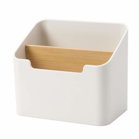 Kaukosäätimen pidike Pöytä Säilytyslaatikko Järjestäjälaatikko Pöydälle, Toimistotarvikkeet, Koti 14.3X9.2X12cm