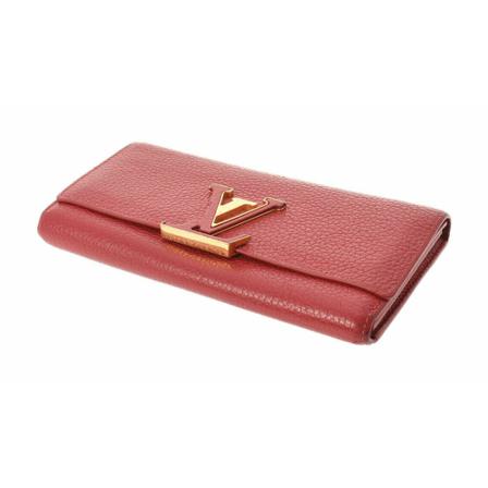 Louis Vuitton Vintage, Pre-owned wallet Portefeuille capucines Rood, Dames, Maat:ONE Size