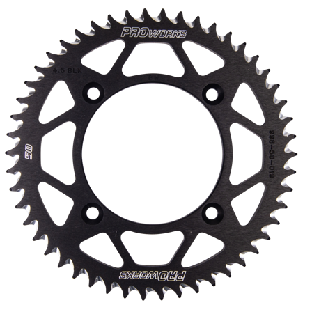 Zadní Rozeta Proworks Aluminium Černá - Suzuki RM 80 1982-2001