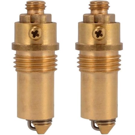 2 stk. messingprop udskiftningsbolt, messing pop-up klikbolt, bolt med slids