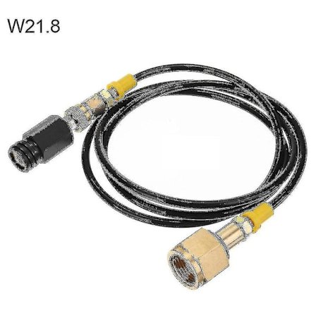 Høytrykkslange Adapter for Sodastream Maskin G5/8 CGA320 W21.8 CO2 Tank (Størrelse: For W21.8)