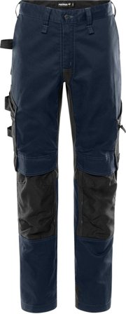 Arbetsbyxor Fristads Herr Green hantverkarbyxa stretch utan spikfickor 2905 GWM, Mörk marinblå Arbetskläder