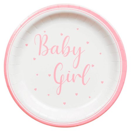 Baby Girl Papperstallrikar
