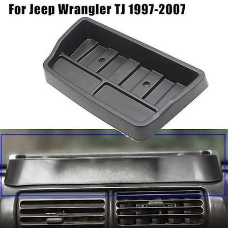 Jeep Wrangler Tj 1997-2007 -auton keskikonsolin kojelaudan lokero, säilytyslaatikko, järjestäjä, matkapuhelimen auton avaimen pidike