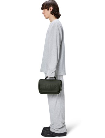 Rains Texel Wash Bag W3 - Khaki green - ONE SIZE