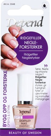 Depend Ridgefiller Negleforstærker 8 ml, Makeup, Neglepleje, Neglehærder