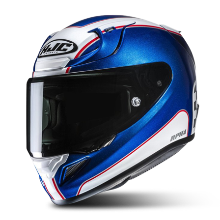 Integralhelm HJC RPHA 12 Respon Blau/Weiß S