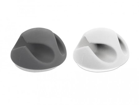 Delock with 2 feed-throughs - kabelholdersett