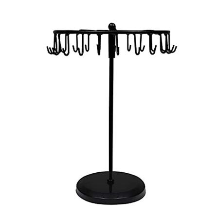 23 kroge roterende halskæde displayholder hængende armbånd smykker stand rack