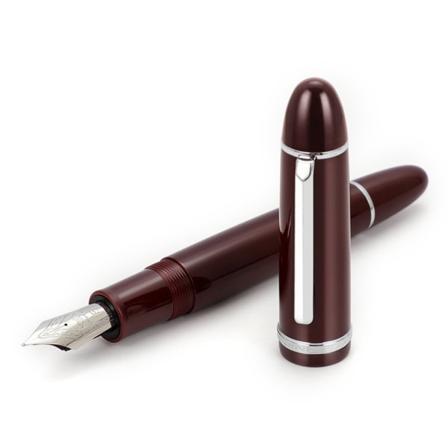 Jinhao- X159 Classic Style Silver Clip Fyllepenn 0,5 mm Nib Blekkpenner for gave kontorrekvisita Skolerekvisita