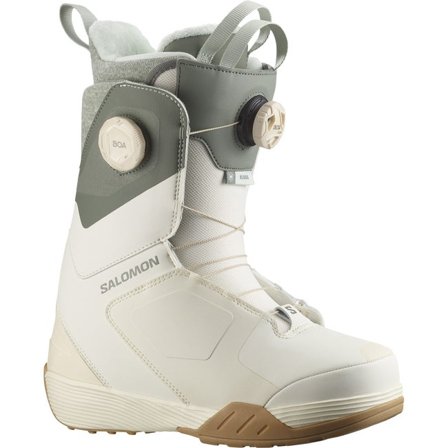 Salomon - Snowboard-Schuhe Damen Kiana Dual Boa - Vanilla Ice / Agave Green / Clearly Aqua - 26