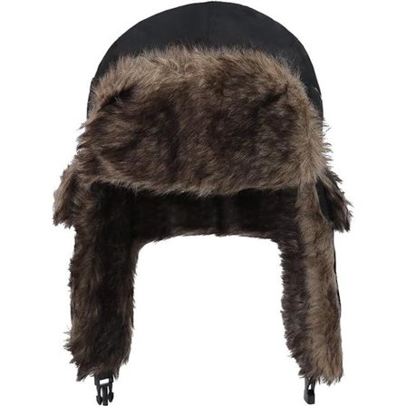 Skilue - Vanntett vinterlue - Beskytter hode, ører og hake - Svart