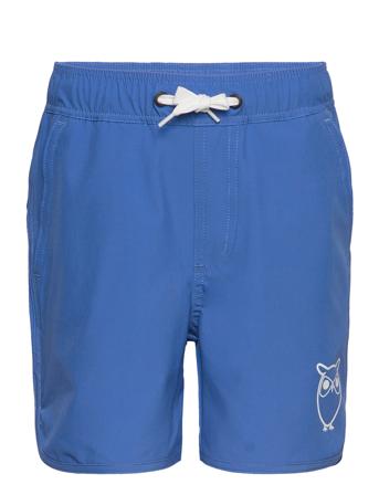 Swim Shorts With Elastic Waist And Badeshorts Blå Knowledge Cotton Apparel*Betinget Tilbud