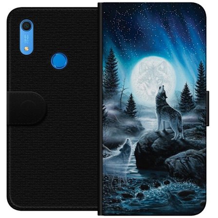 Kompatibelt Plånboksfodral till Huawei Y6s (2019) Varjar på natten