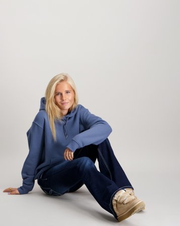 RYVLS The Core Hoodie Niebieski Bluzy z kapturem Dziewczyna - Kids Brand Store